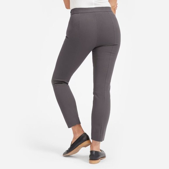 NEW Everlane The Side-Zip Stretch Cotton Pant in Slate Gray size 6 - Picture 3 of 10